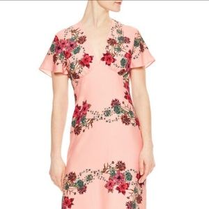 Sandro - Tissia Floral-Print Midi Dress